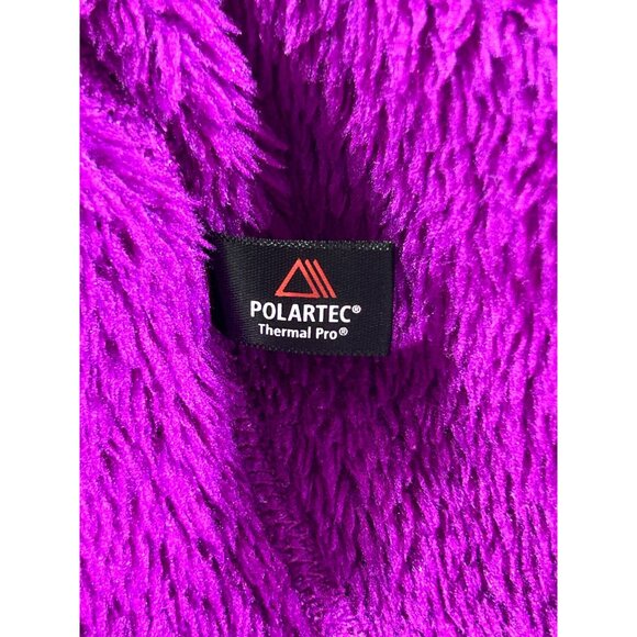Patagonia Womens Purple Re-Tool Snap T Fleece Polartec Thermal Pullover Sz M 305 - Picture 9 of 13